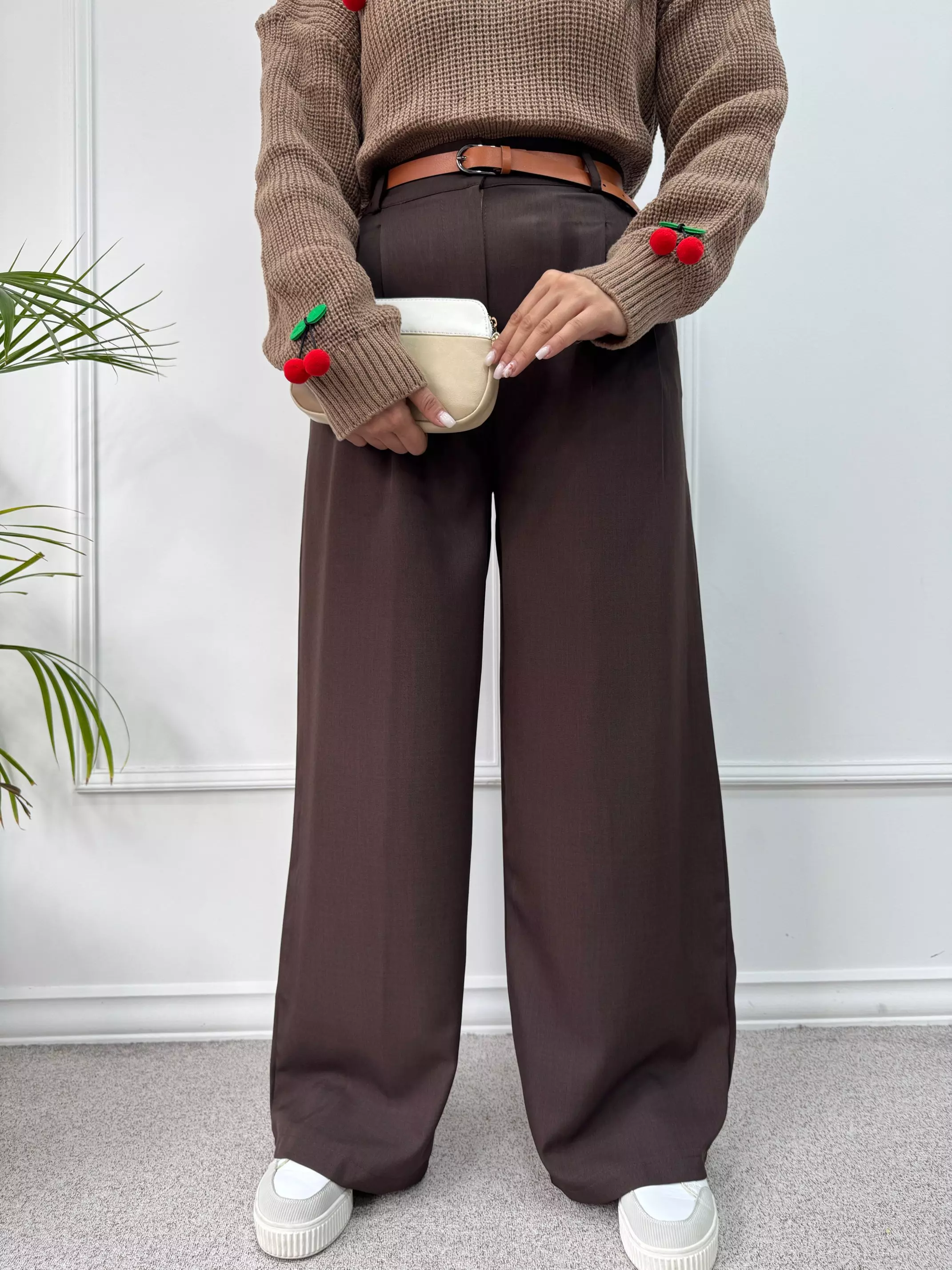 شلوار نیم بگ آیسل